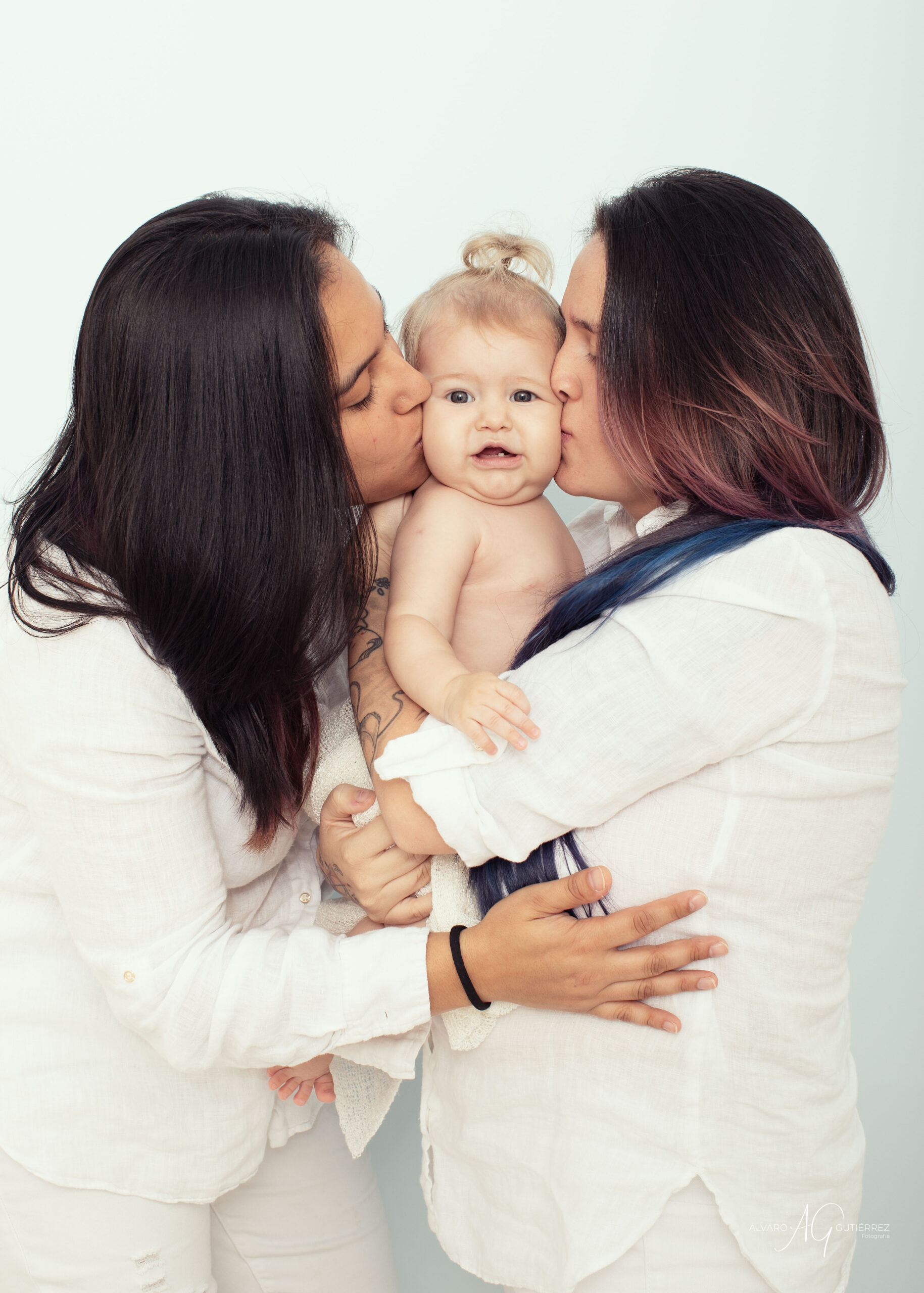 LGBTQ parents with baby